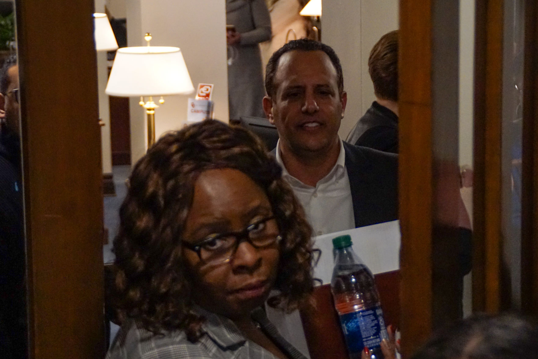 President Harroz and Dr. Hyppolite